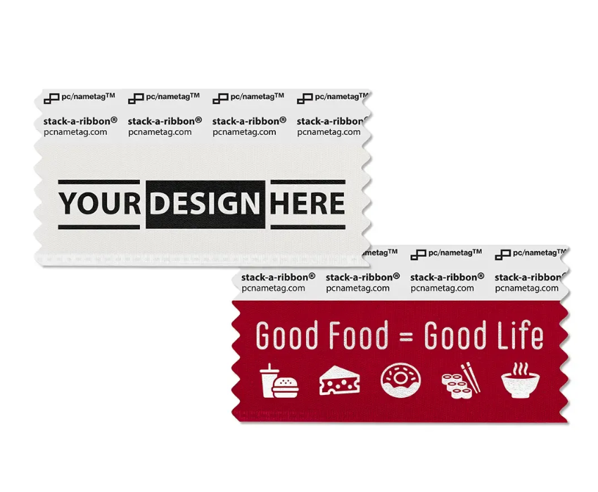 3in x 1.625in Custom Badge Ribbon